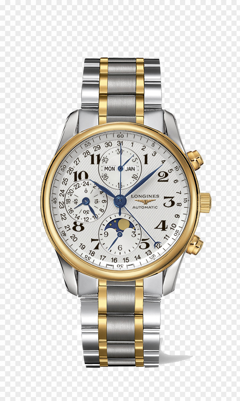 Pocket Watch Longines Men's Master Collection L2.673.4.78.3 Chronograph Automatic PNG