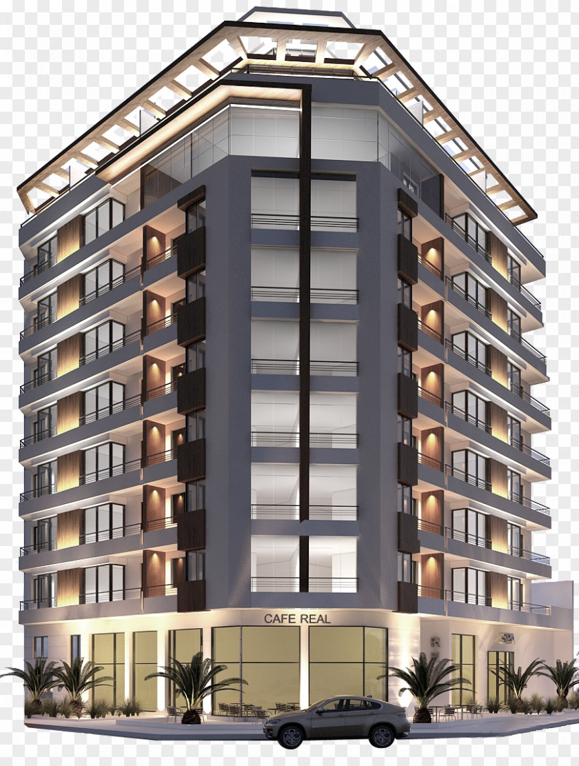 Building Facade Commercial Architecture Design PNG