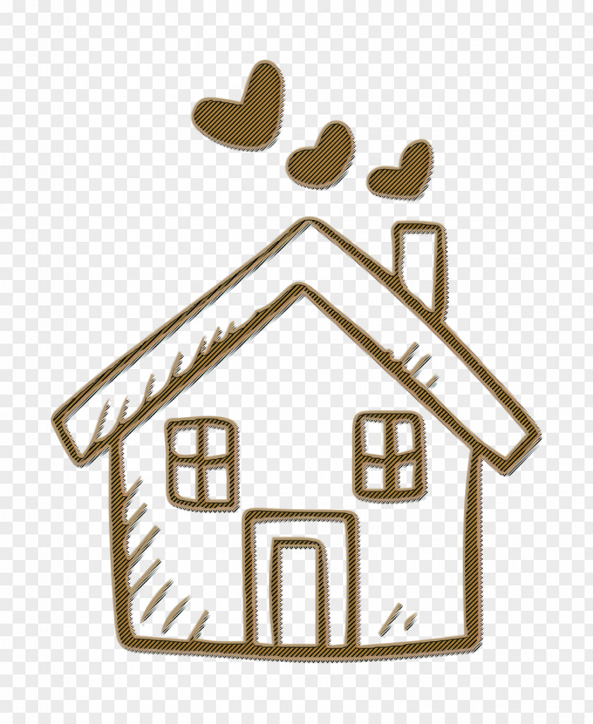 Buildings Icon Hand Drawn Love Elements House PNG