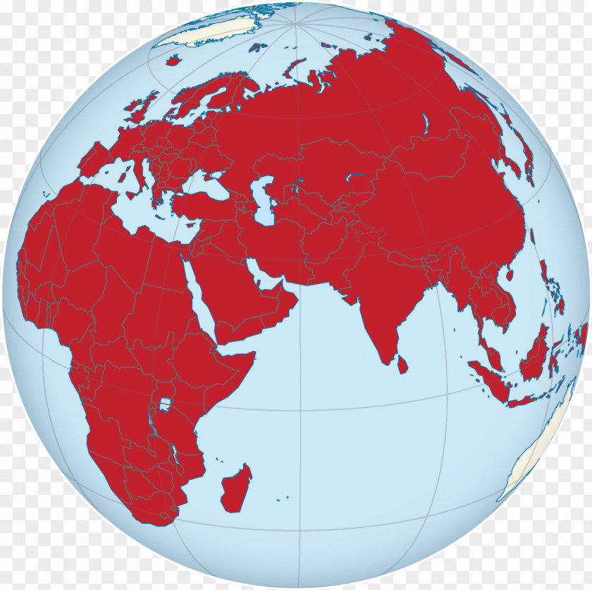 Globe Afro-Eurasia Europe Old World Africa Eastern Hemisphere PNG
