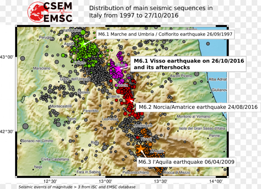 Map World Marche Earthquake PNG