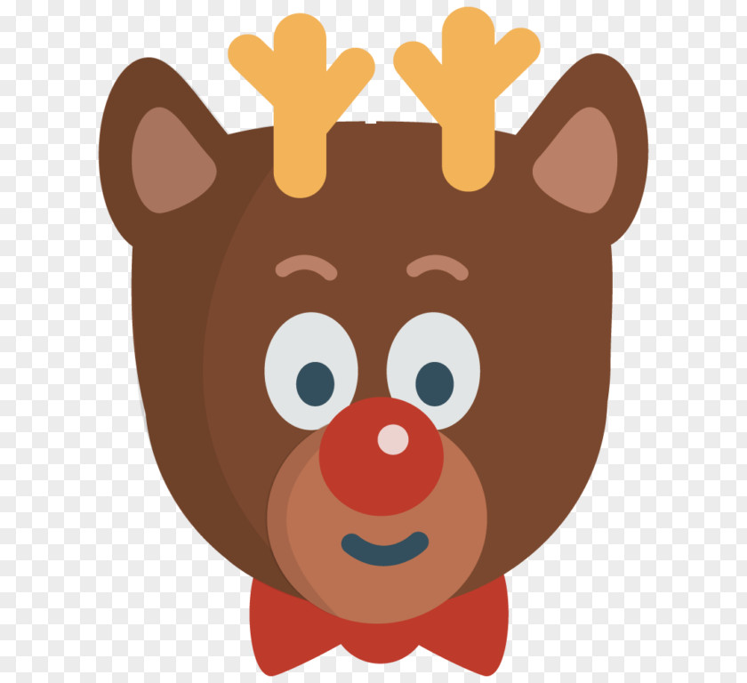 Reindeer Rudolph Clip Art PNG