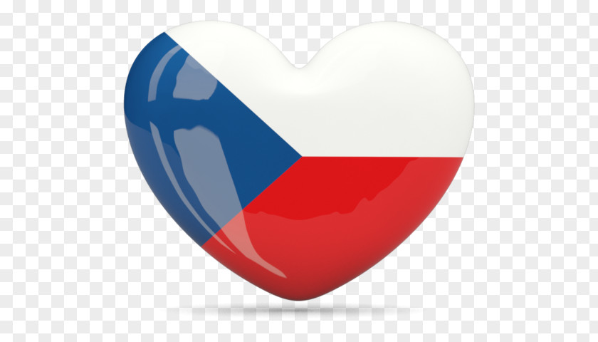 Heart Flag Of The Czech Republic PNG