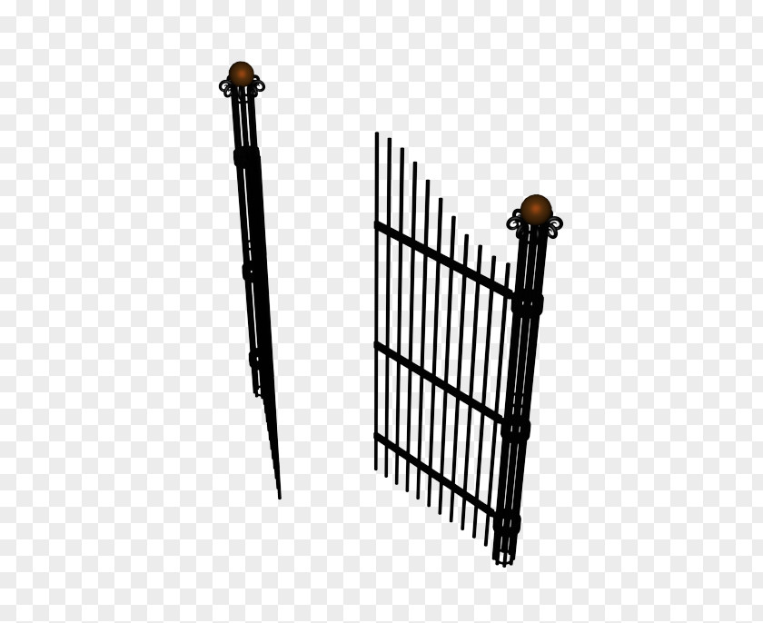 Iron Gate Angle Home Fence Man PNG