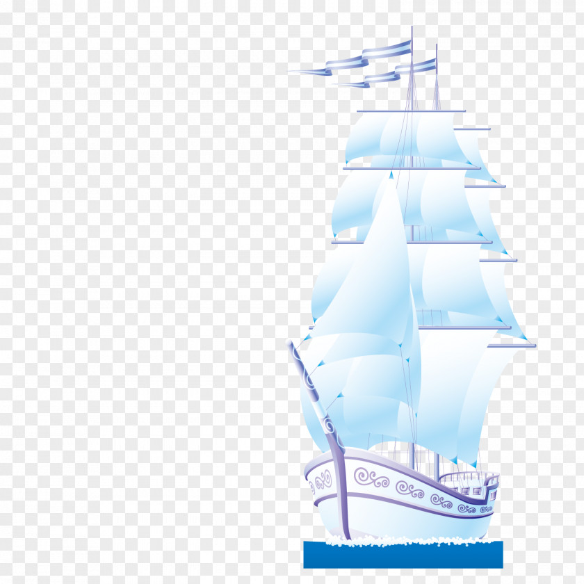 Sailing Galleon Sail Pattern PNG