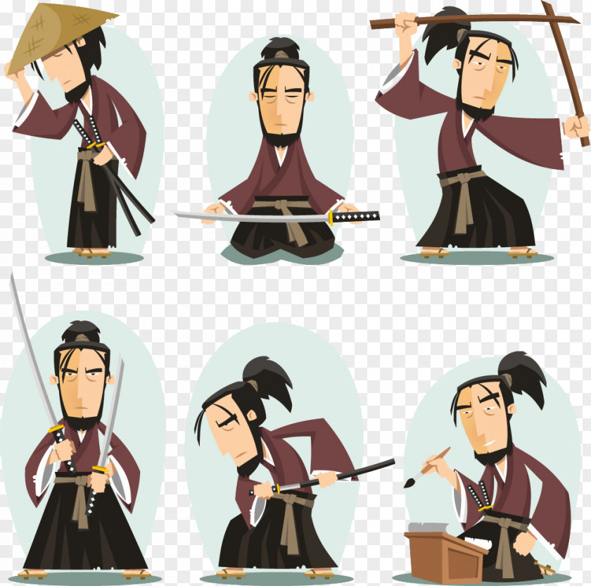 Samurai Illustration Picture Kendo Royalty-free PNG