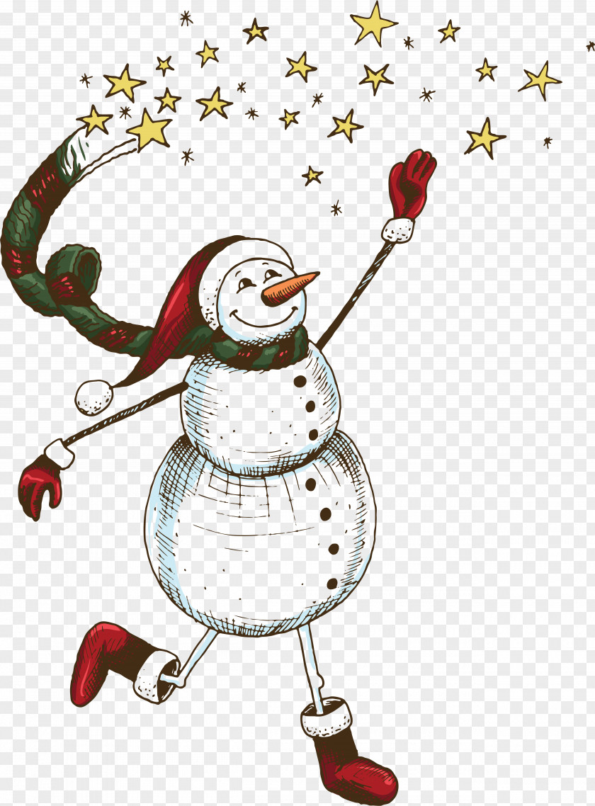 Snowman Christmas Physical Exercise Clip Art PNG