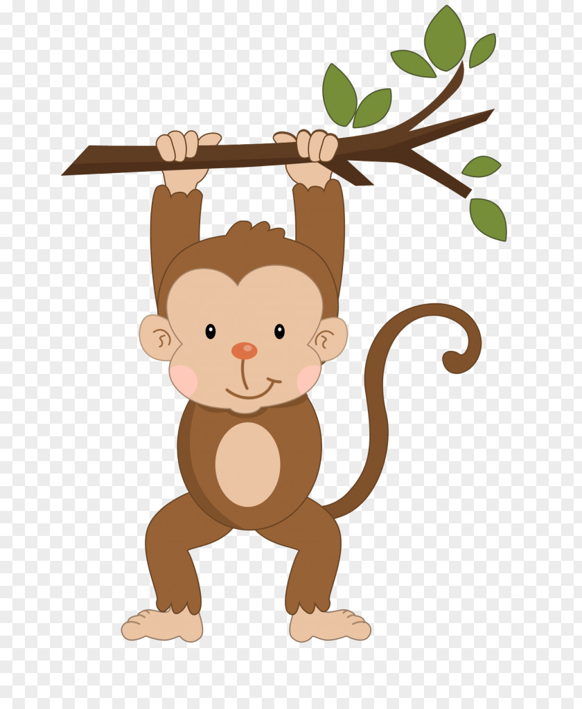 Baby Monkey Wedding Invitation Shower Wall Decal Infant Child PNG