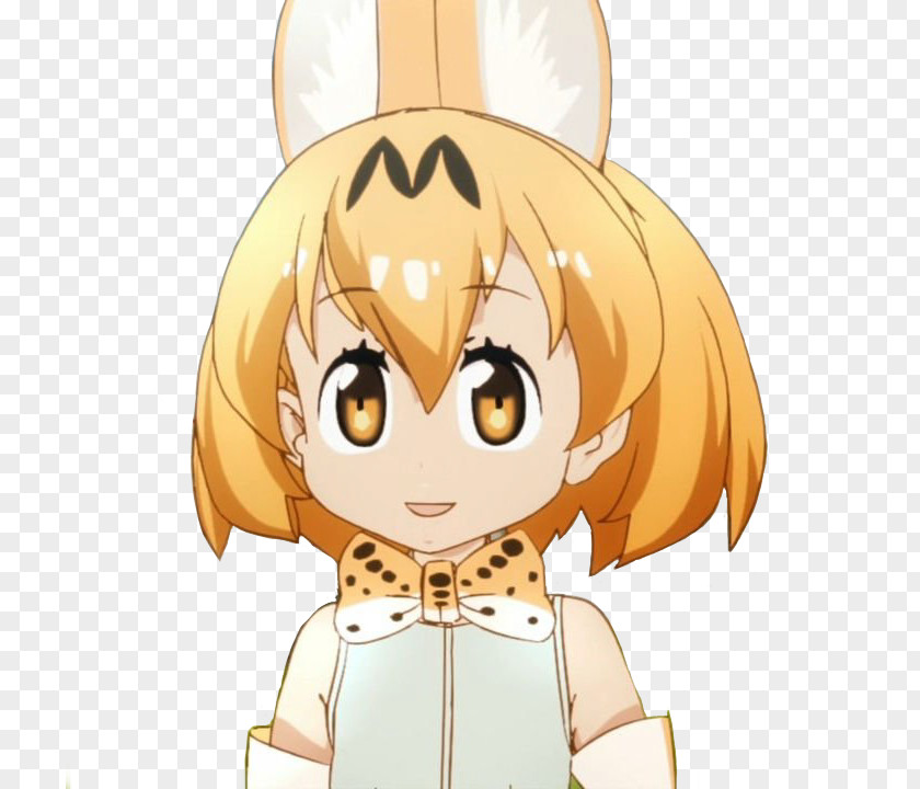 Daff Kemono Friends Savannah Cat Serval Face Crested Ibis PNG