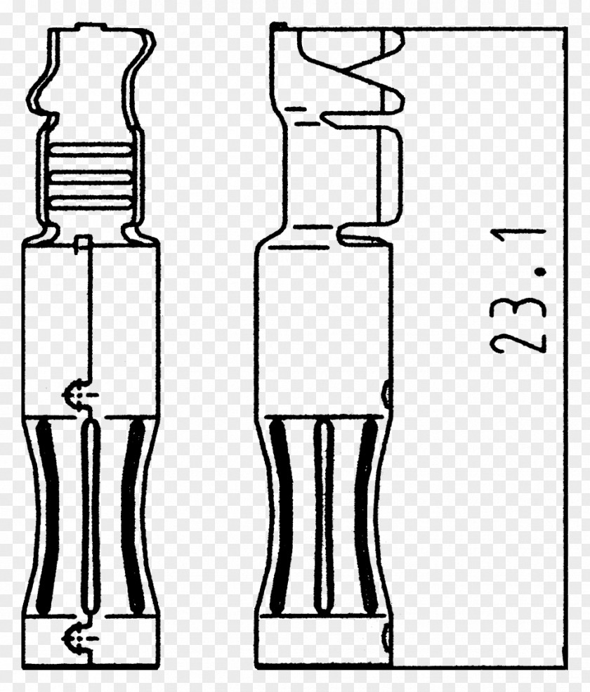 Product Drawing ISO 11446 Electrical Connector Wire Car PNG