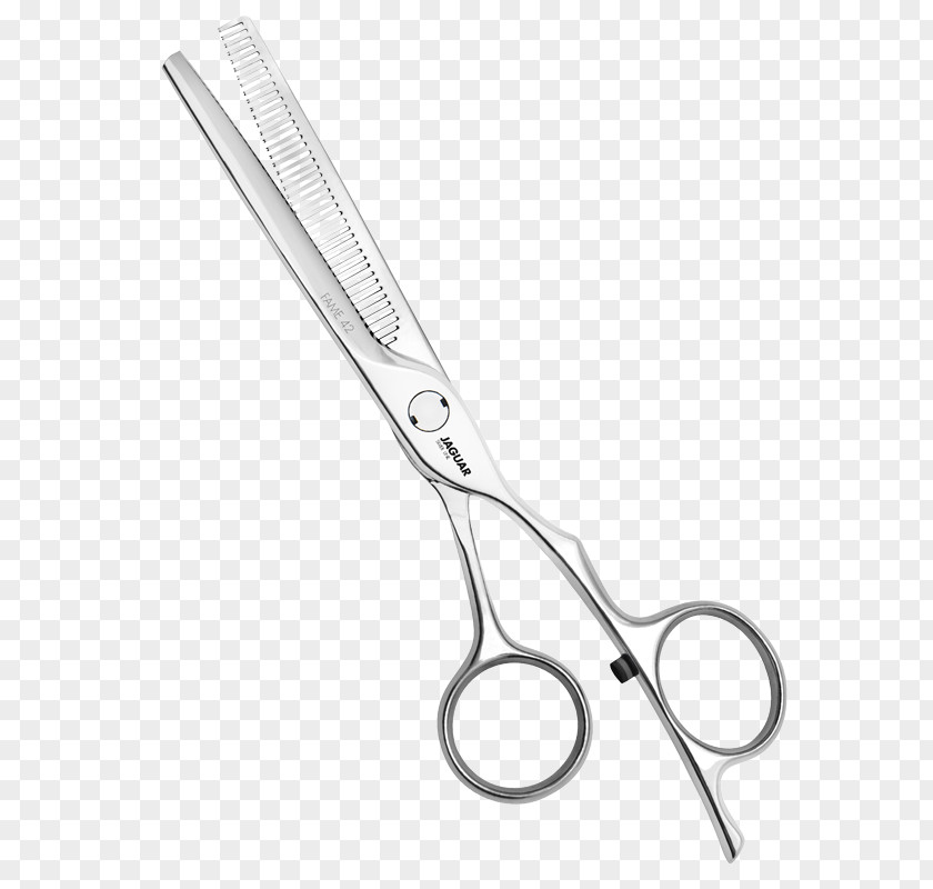 Silver Lines Thinning Scissors Hair-cutting Shears Jaguar Cars 75 Zoll PNG