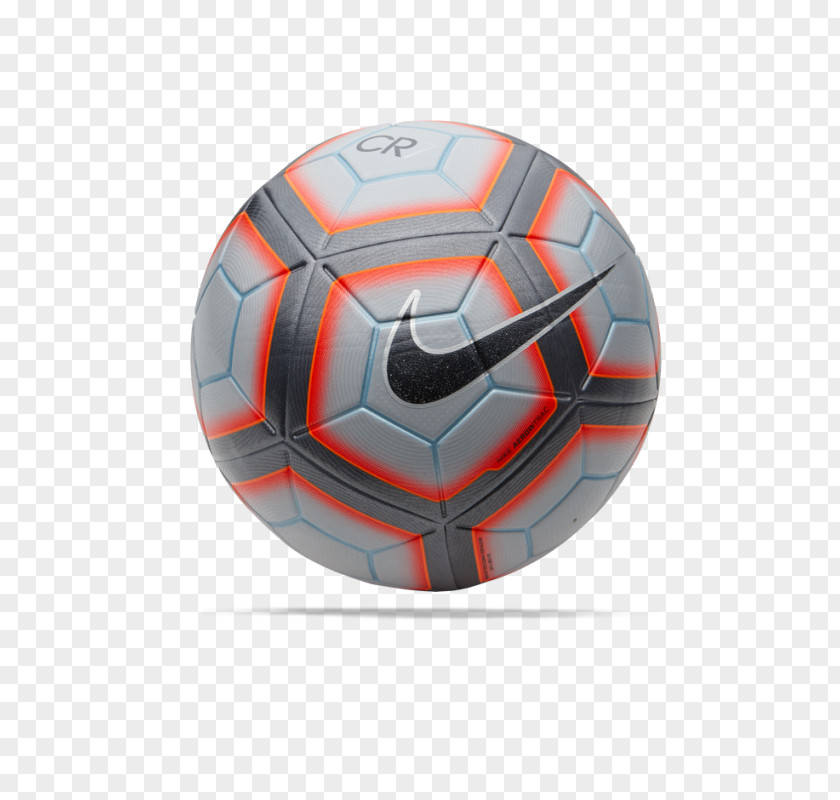 Soccer Ball Nike Premier League CR7 Ordem 4 Wolf Grey Total Crimson Silver PNG