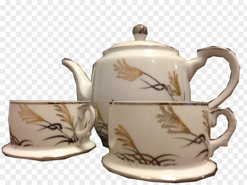 Tea Teapot Tableware Set PNG