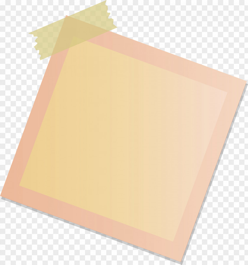 Angle Line Paper Yellow PNG