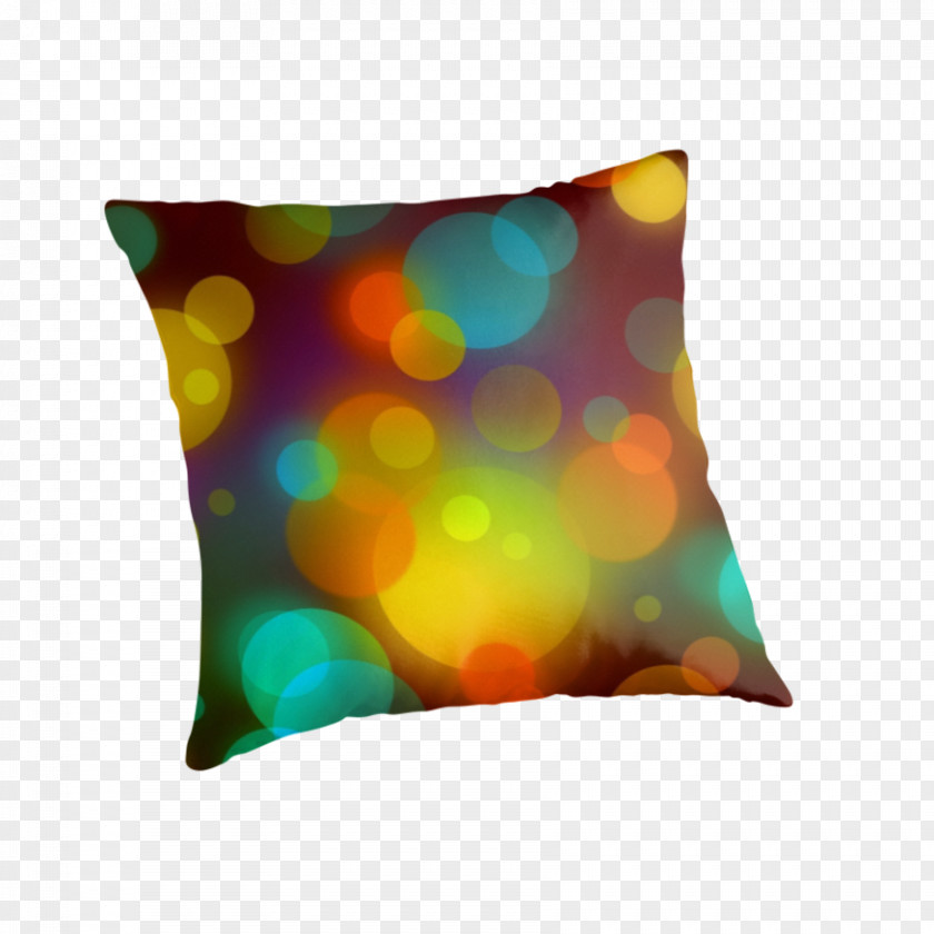 Bokhe Throw Pillows Cushion Rectangle PNG