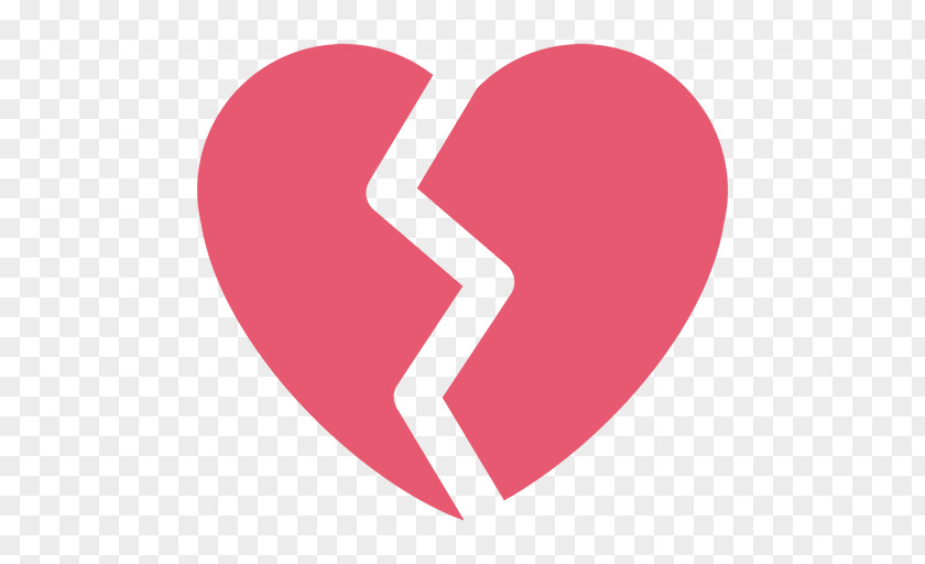 Broken Heart Emoji Clip Art PNG