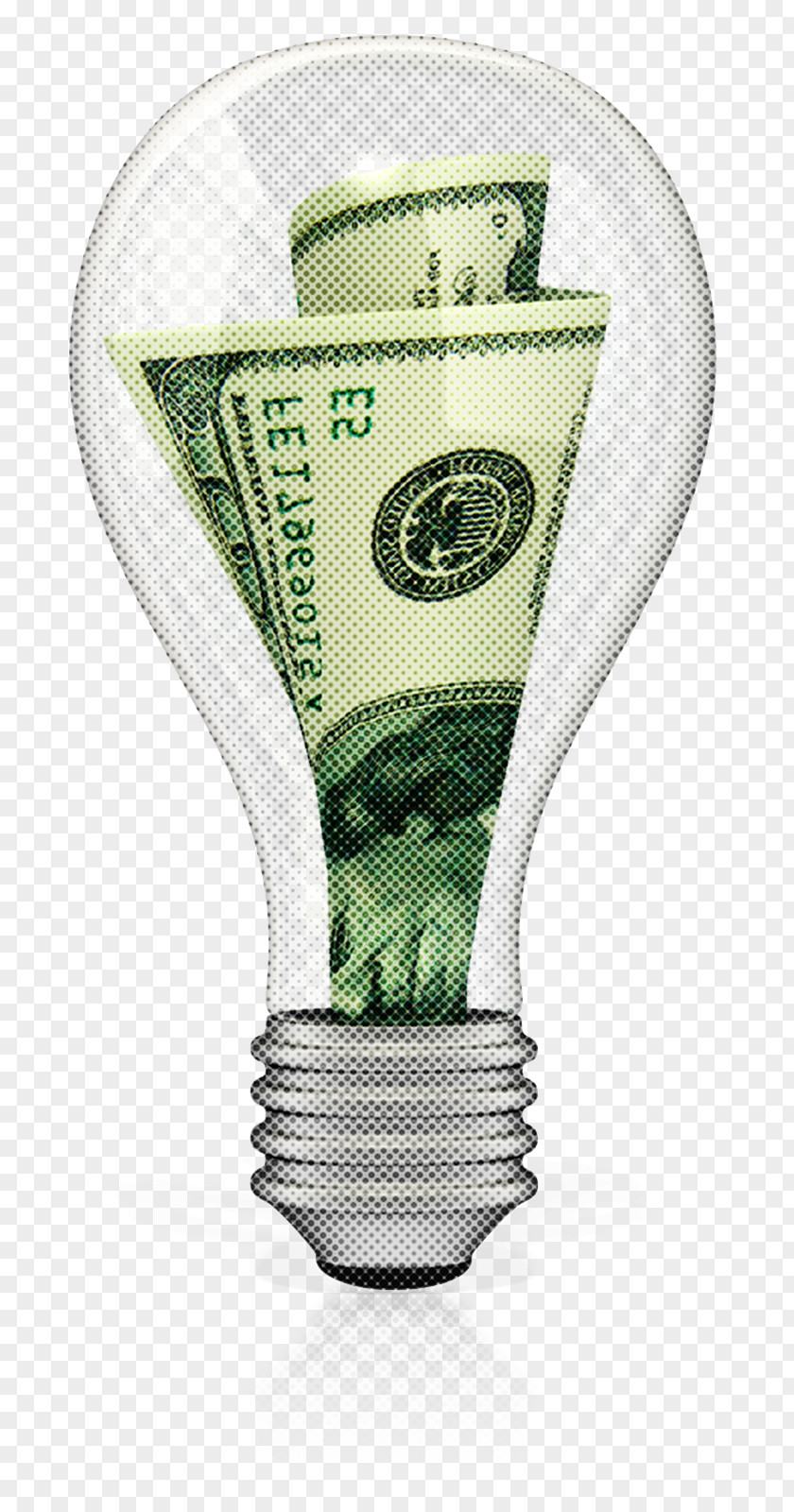 Currency Dollar Light Bulb PNG