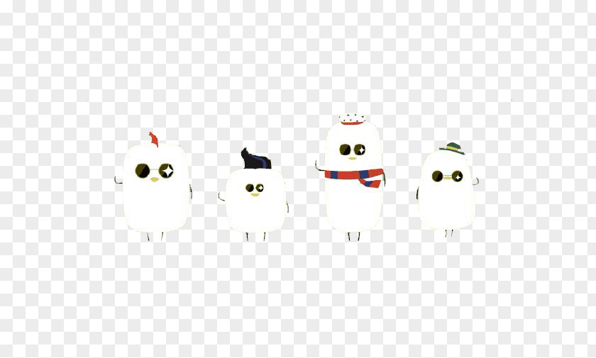 Cute Snowman Logo Technology Font PNG