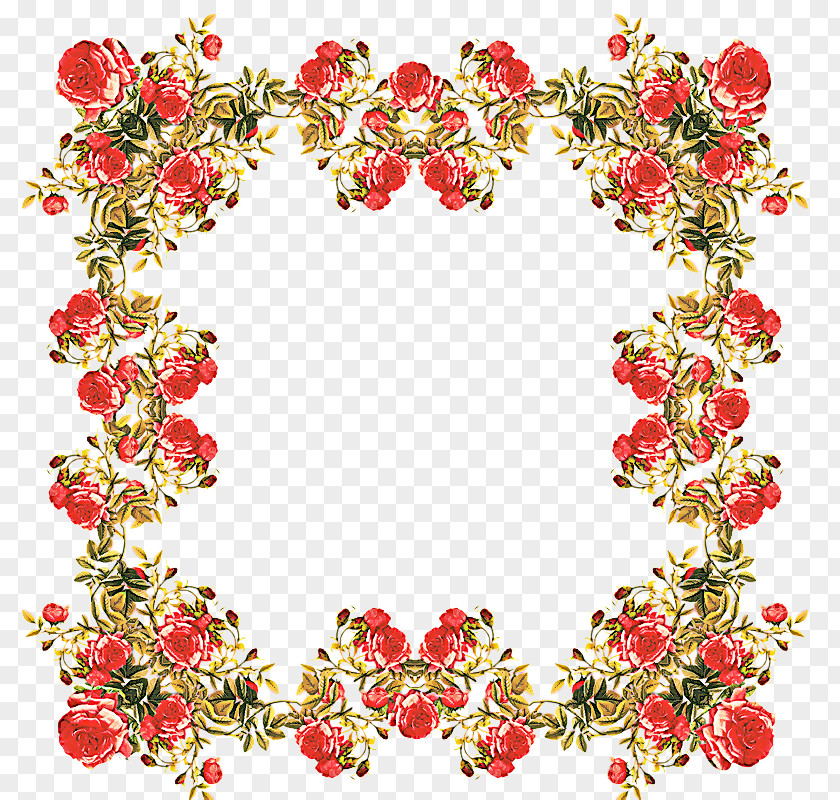 Heart Plant Watercolor Floral Background PNG