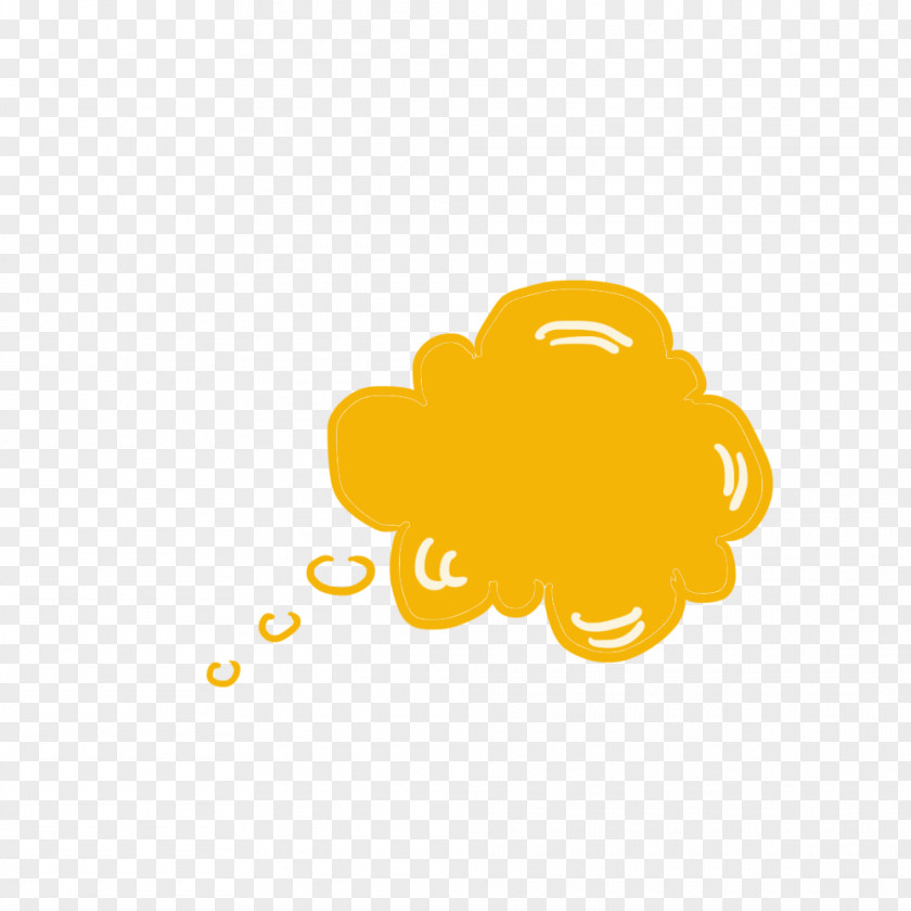 Yellow Bubble PNG