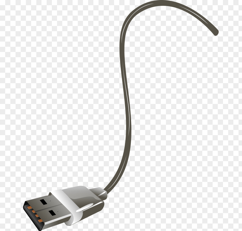 Computers Cliparts Wires Electrical Cable USB Drawing Clip Art PNG