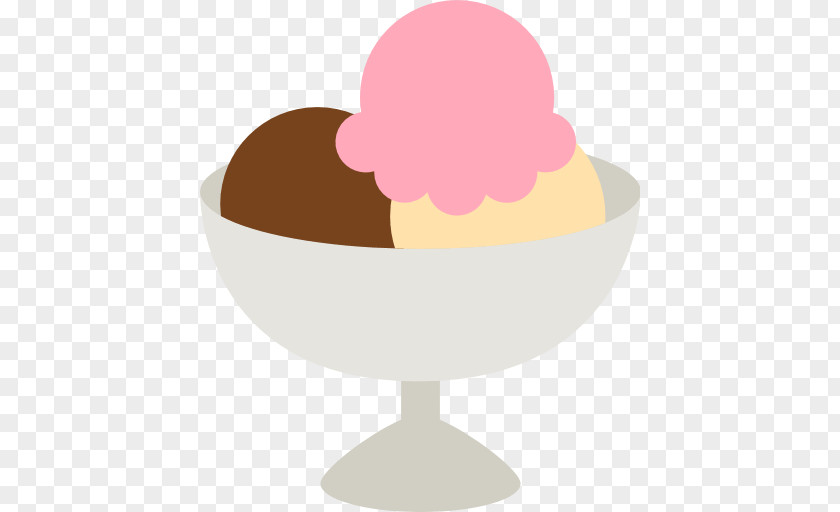 CREAM Chocolate Ice Cream Emoji Sundae PNG