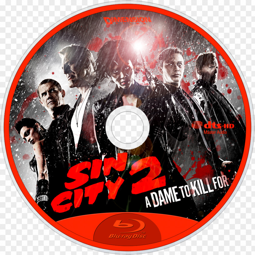 Sin City Film Blu-ray Disc Album Cover Television PNG