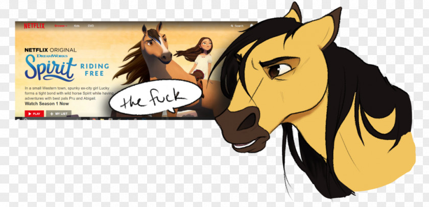Spirit Riding Free Pony Mustang Comics Cartoon Pack Animal PNG