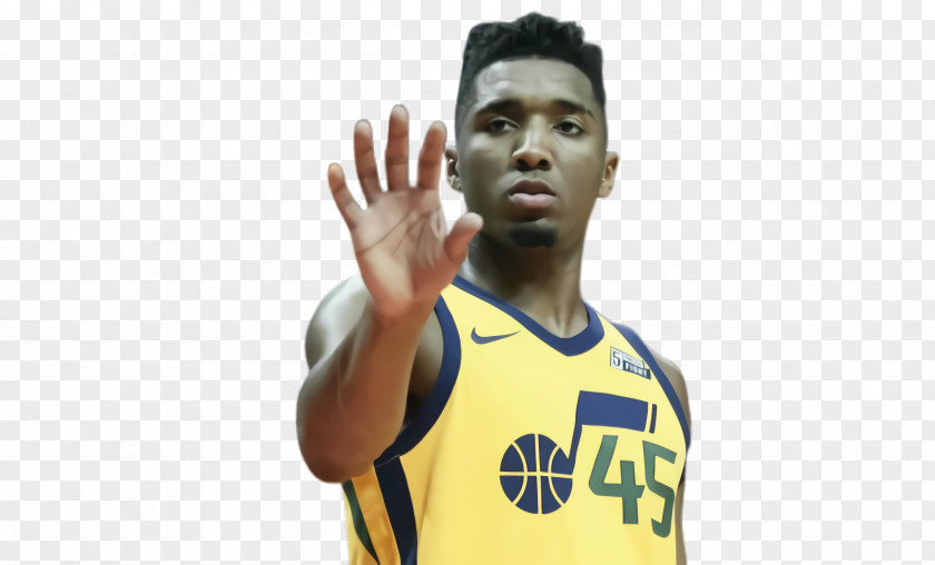 Finger Forehead Donovan Mitchell Basketball Player PNG
