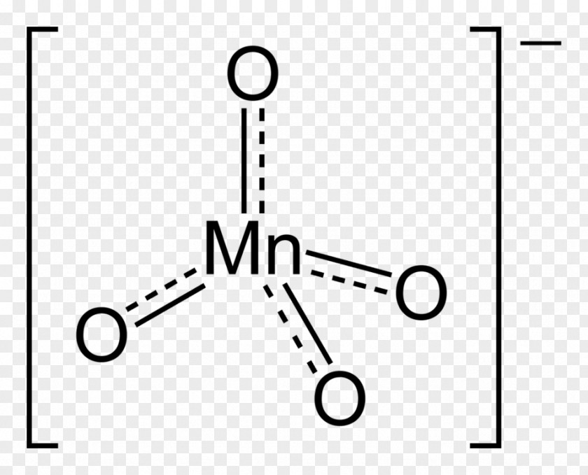 Permanganate Lewis Structure Chemical Compound Fluoride Formula PNG