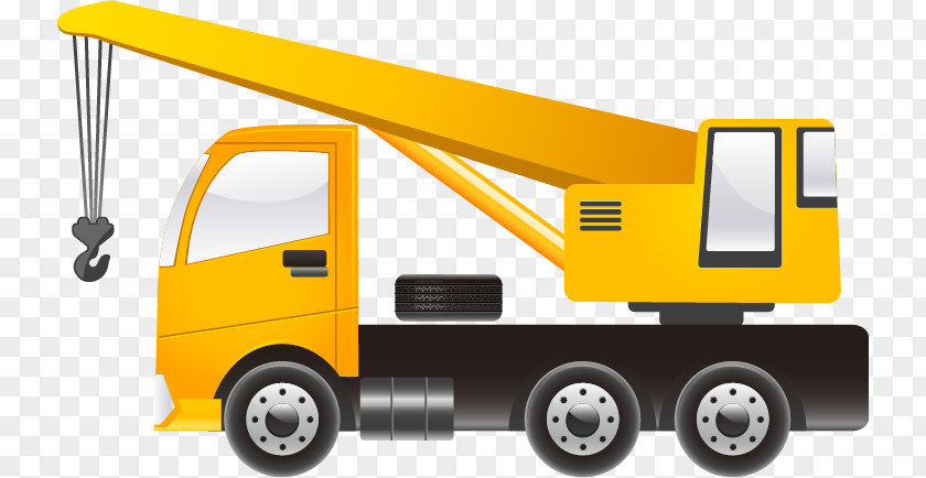 Truck Pull Material Vector Free Car Crane Heavy Equipment United Legal Services Machine PNG