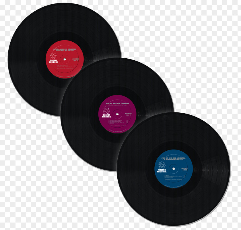 Vinyl Phonograph Record Product Design PNG