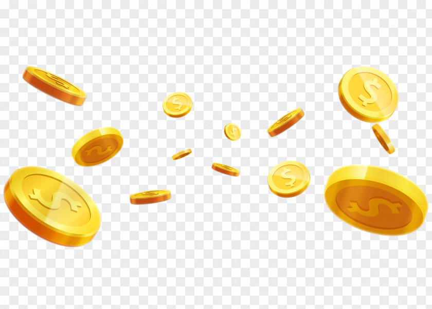 Coin Gold Vector Graphics Image PNG