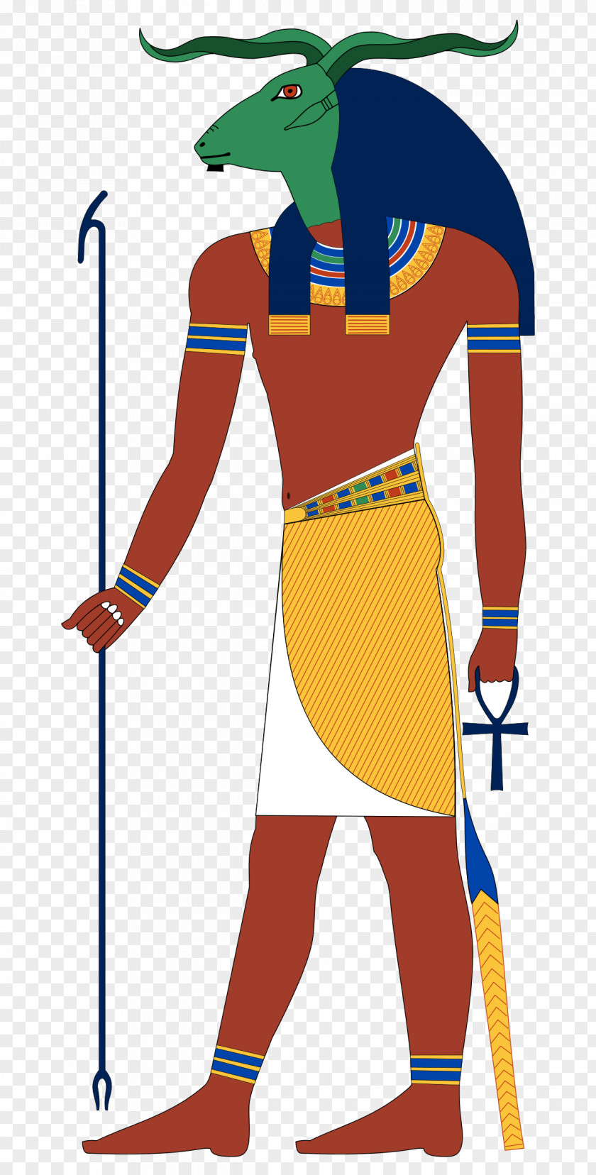 Egyptian Gods Nile Ancient Religion Khnum Deity PNG