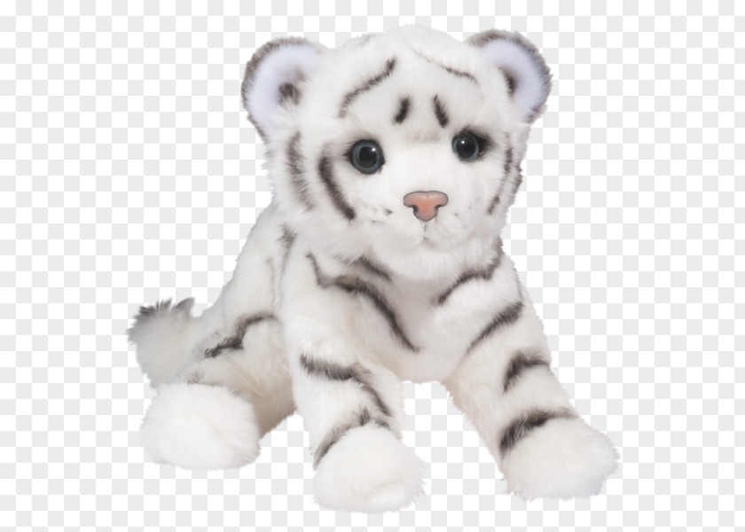 Ferocious Tiger Stuffed Animals & Cuddly Toys Plush Ty Inc. White PNG