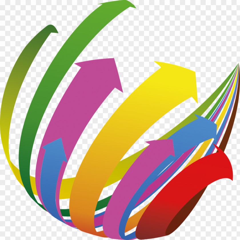 Paper Clip Color Art PNG