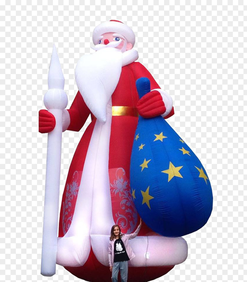 Santa Claus Christmas Ornament Day Carol Inflatable PNG