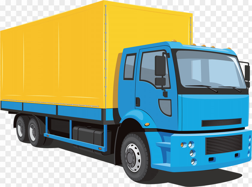 Box Truck tree Mover Transport Road Clip Art PNG
