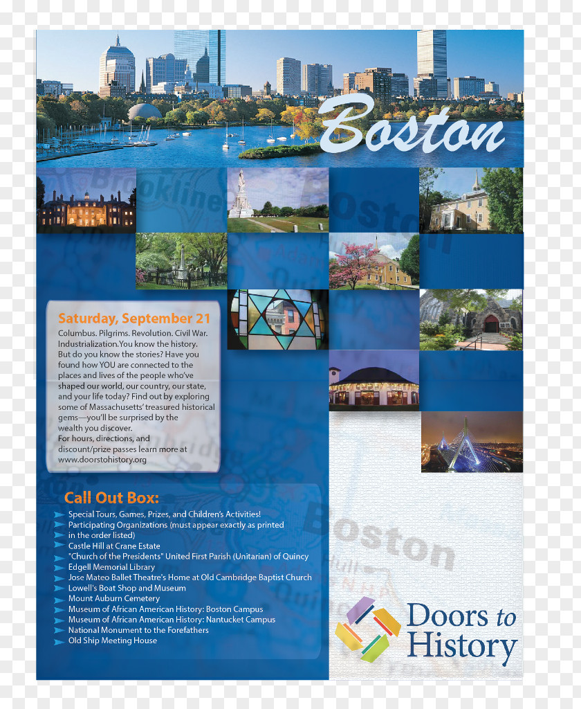 Business Flyer Display Advertising Water Resources Boston Tourism PNG