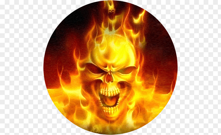 Flame GIF Desktop Wallpaper Fire Skull PNG