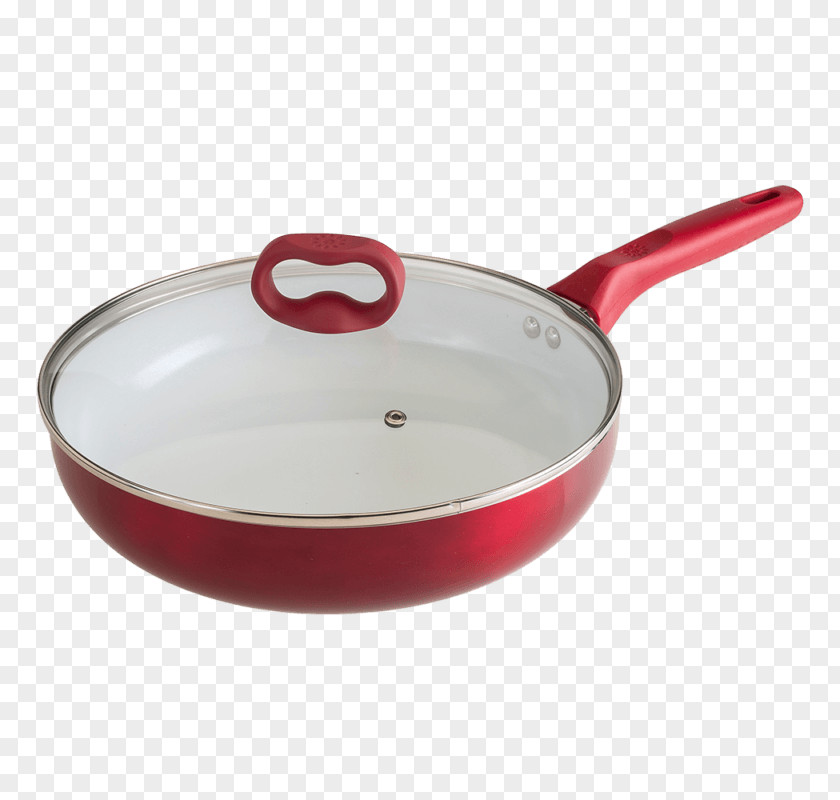 Frying Pan Non-stick Surface Ceramic Polytetrafluoroethylene Cookware PNG