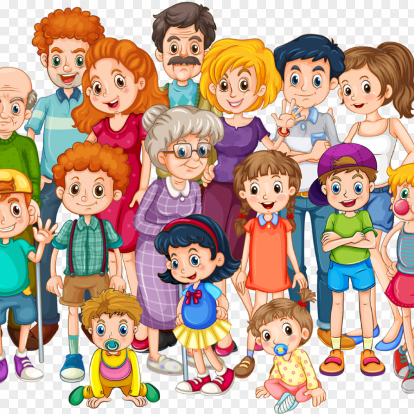 Happy Family Pictures Group Of People Background PNG