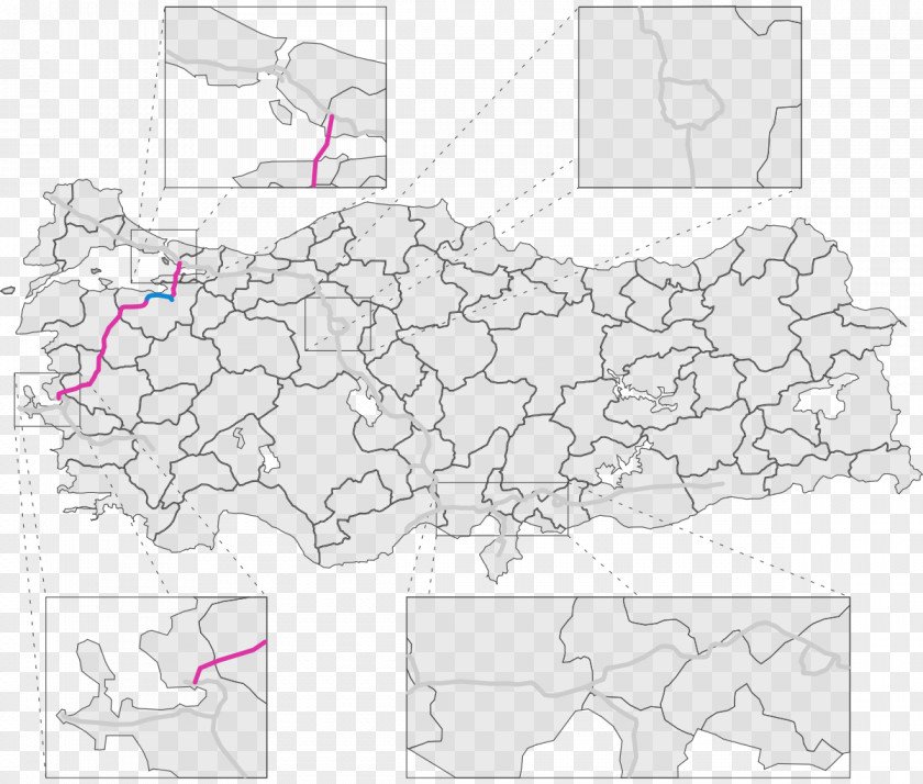 Izmir Province Kınalı-Balıkesir Motorway Çanakkale Malkara Controlled-access Highway PNG