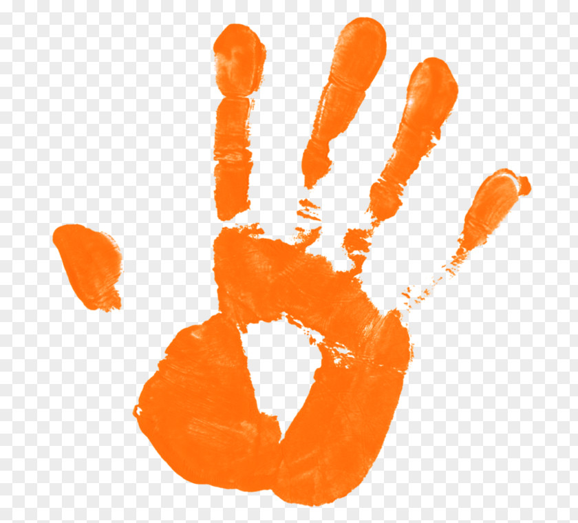 Orange Handprint Cliparts Sheboygan County, Wisconsin Pre-school Unity Day Child Toddler PNG