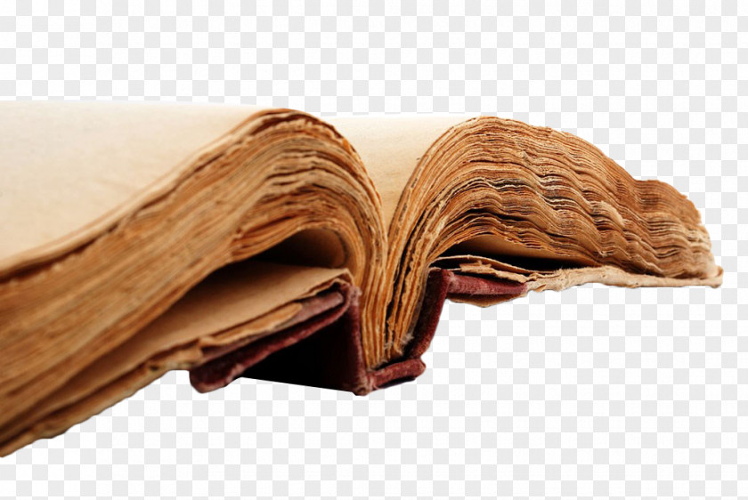 Yellow Old Book Paper PNG