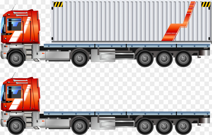 Element Vector Truck Car Pickup Van PNG