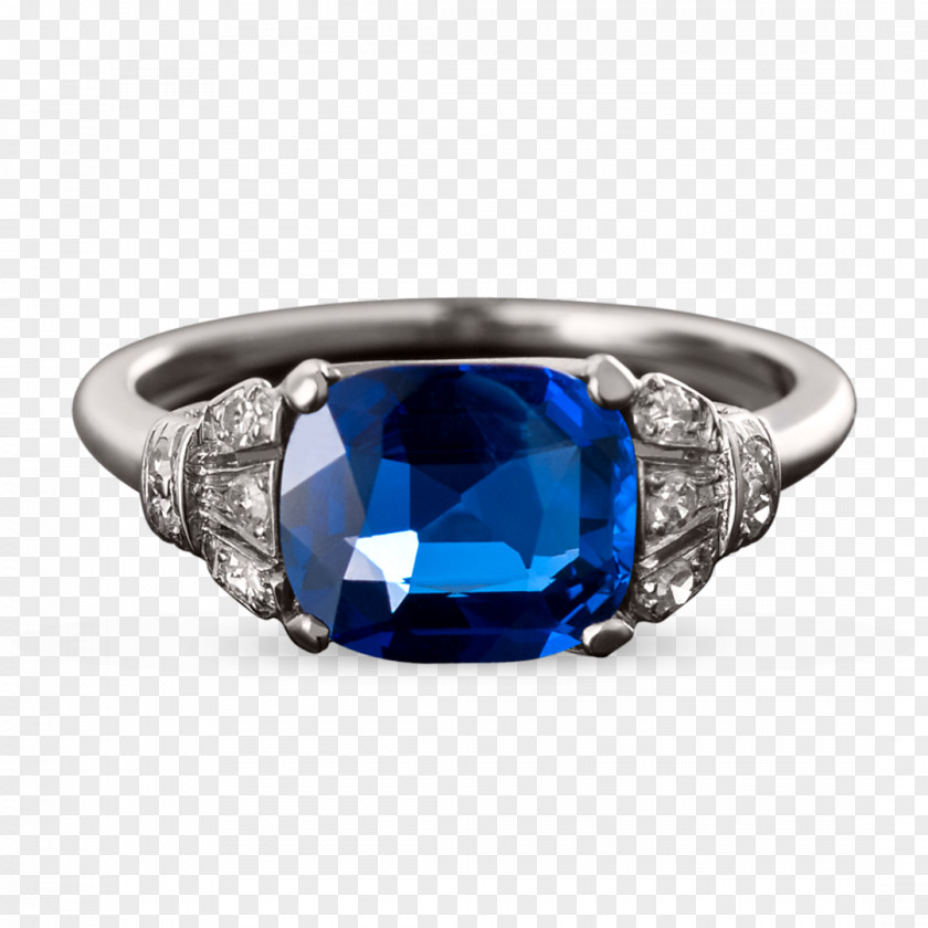 Sapphire Silver Body Jewellery PNG