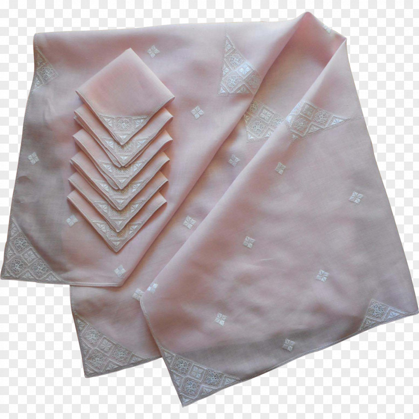Tablecloth Silk Brown Material Pink M PNG