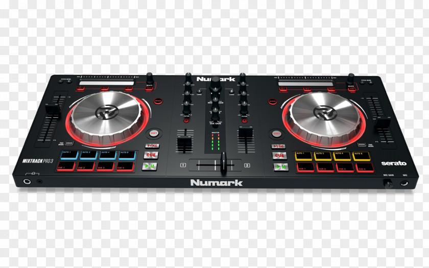 Turntable DJ Controller Numark Industries Audio Mixers Disc Jockey PNG