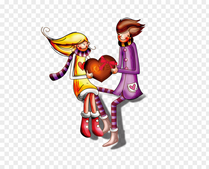 Cute Cartoon Drawing Significant Other PNG
